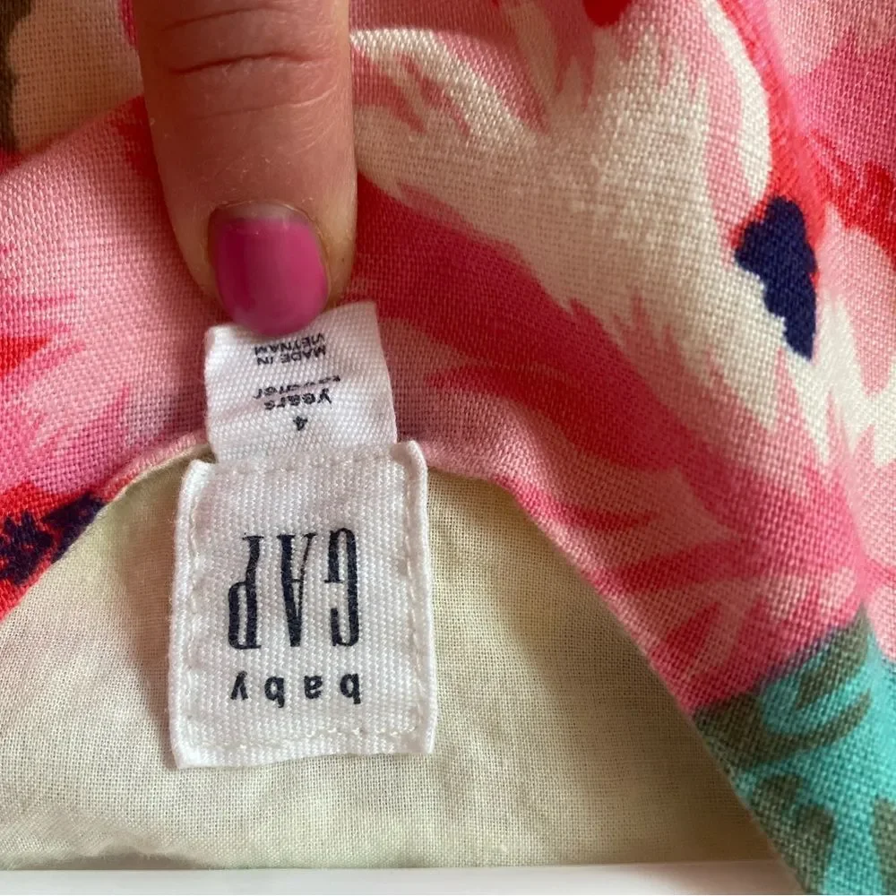 Baby Gap 4T floral dress